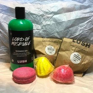 LUSH package of 6 items